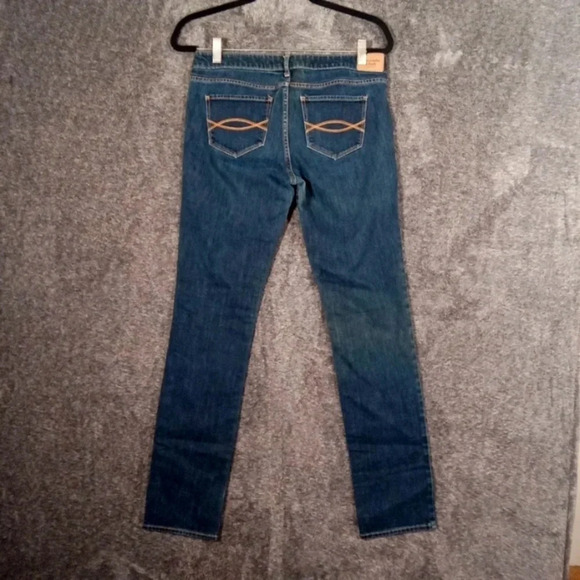 Abercrombie & Fitch Dark wash skinny leg jeans size 28 women's - Picture 4 of 10